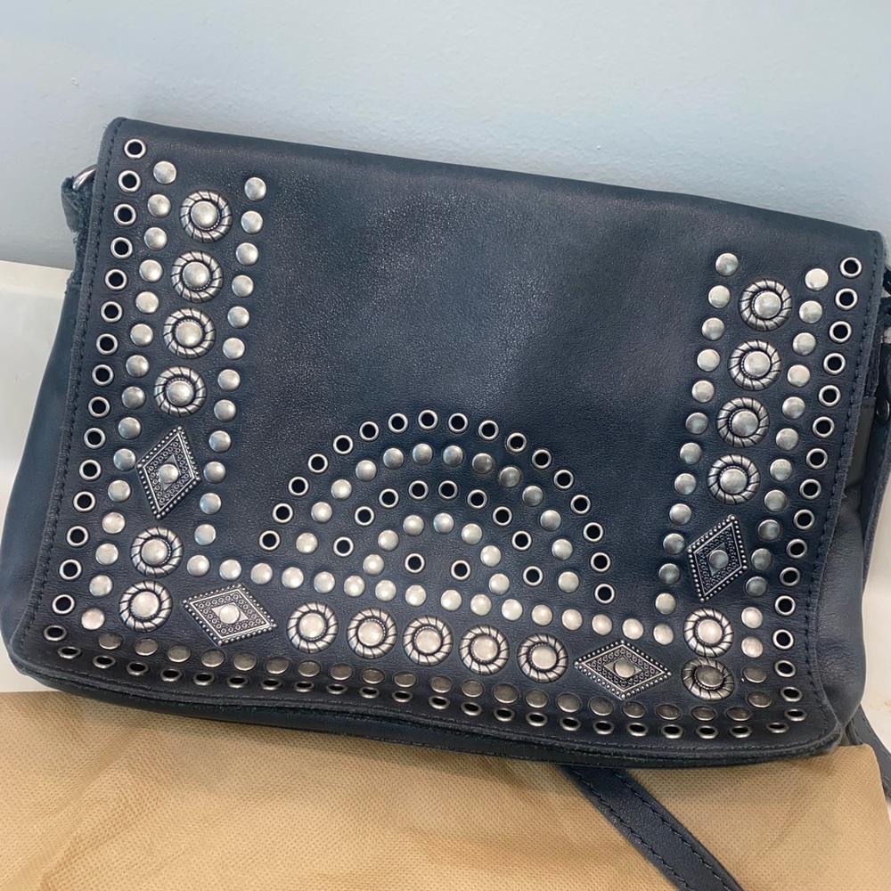 Patricia Nash Crossbody Studded Real Leather